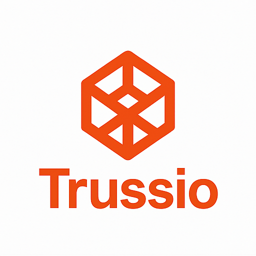 Trussio logo light